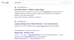 Google keywords