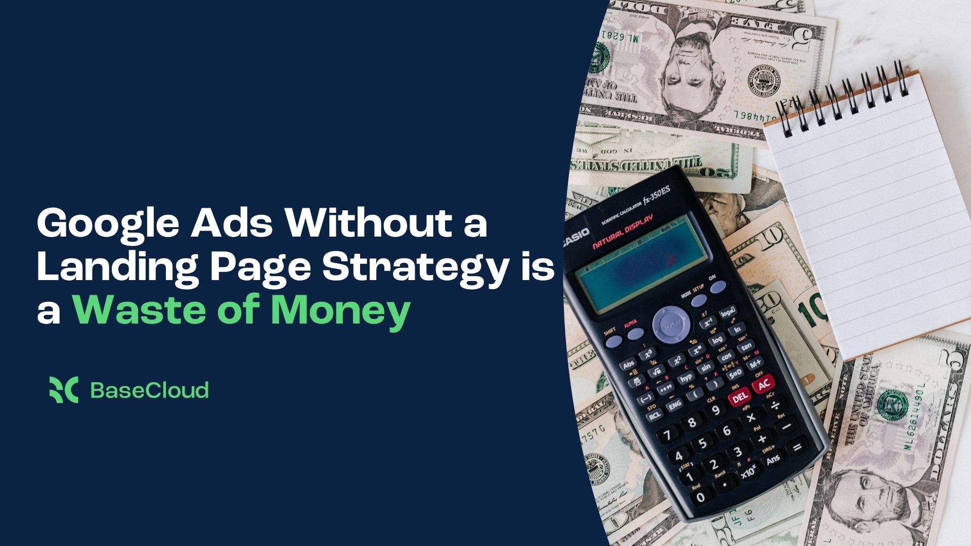 Google Ads without a landing page strategy