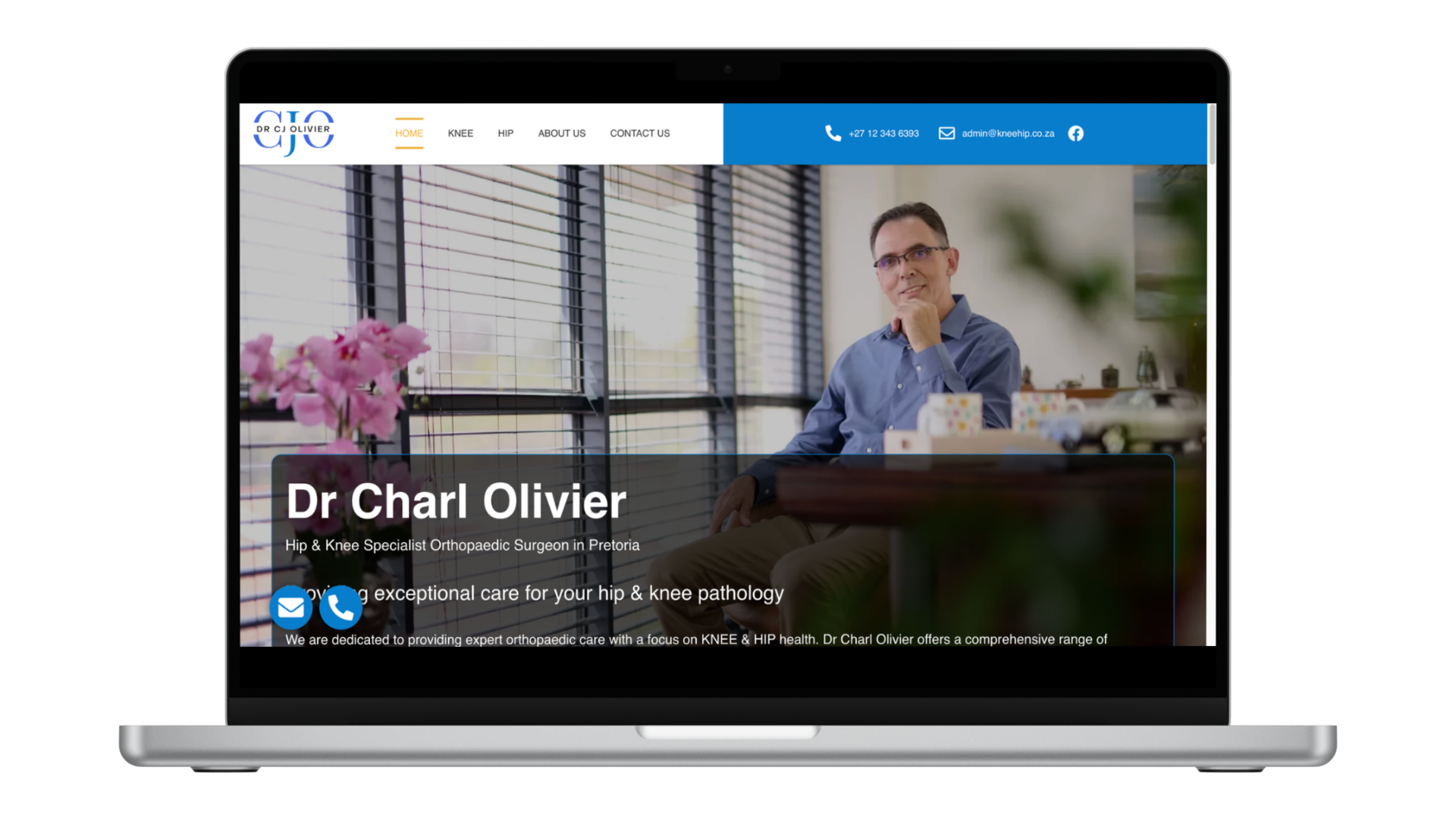 Dr Charl Olivier website