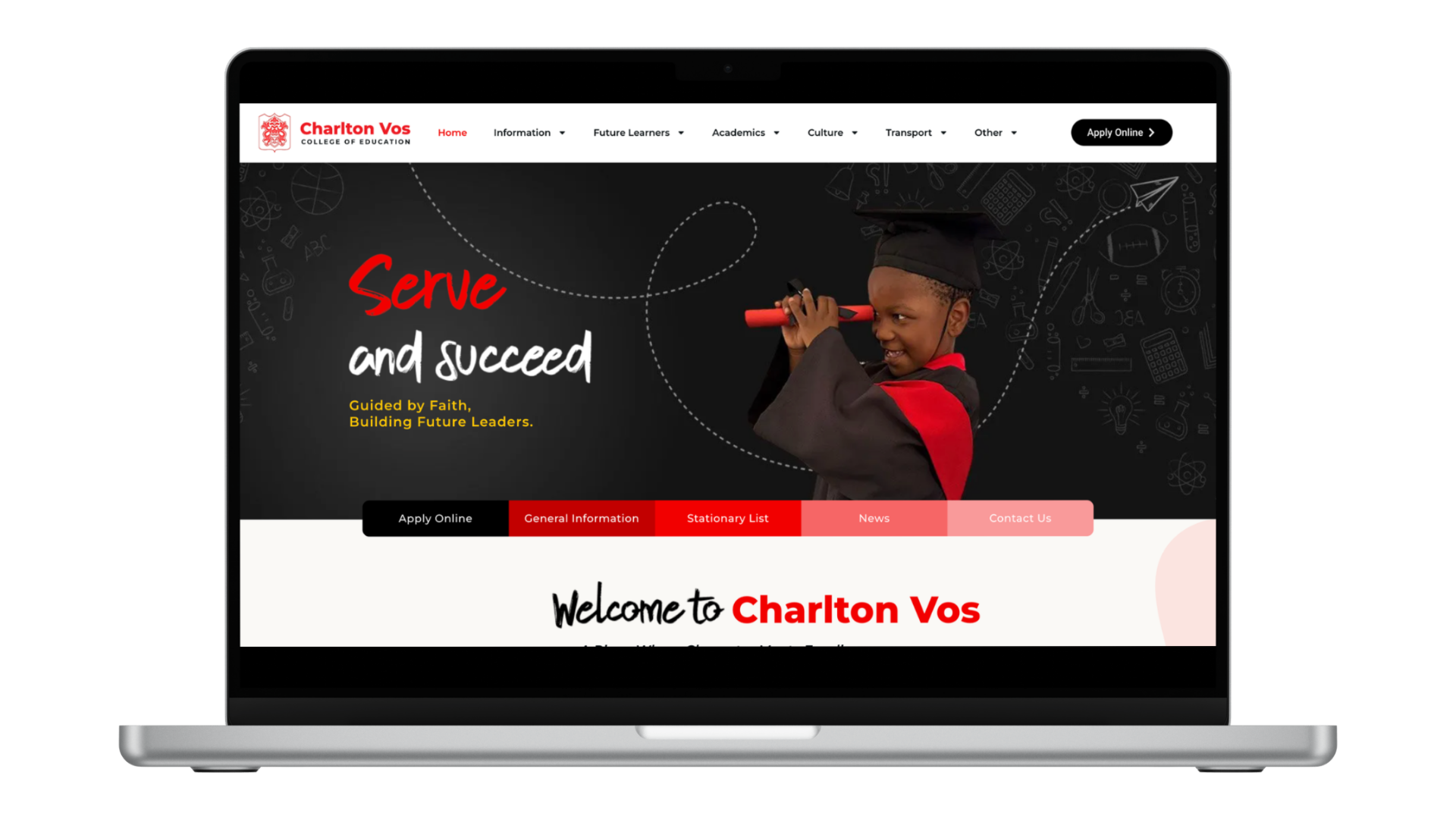 Charlton Vos College website