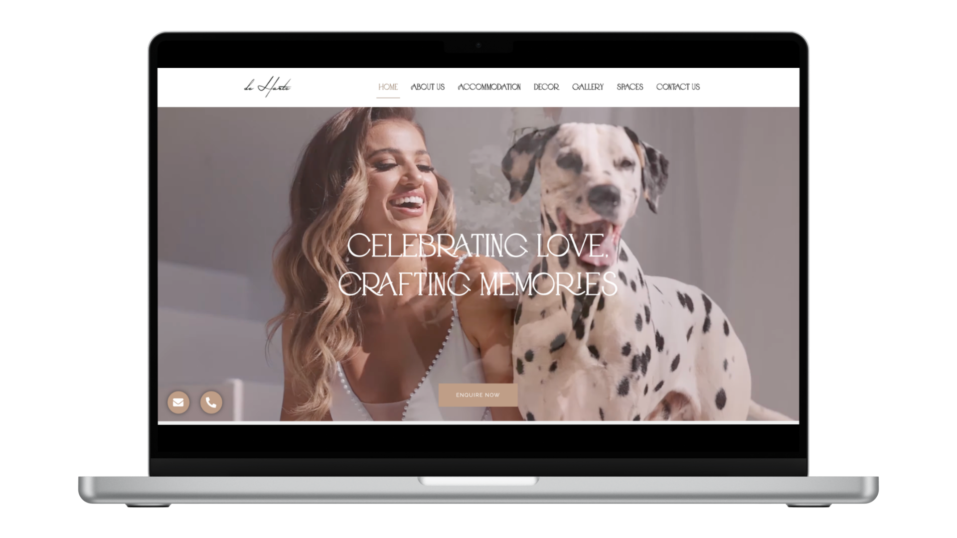 De Harte website