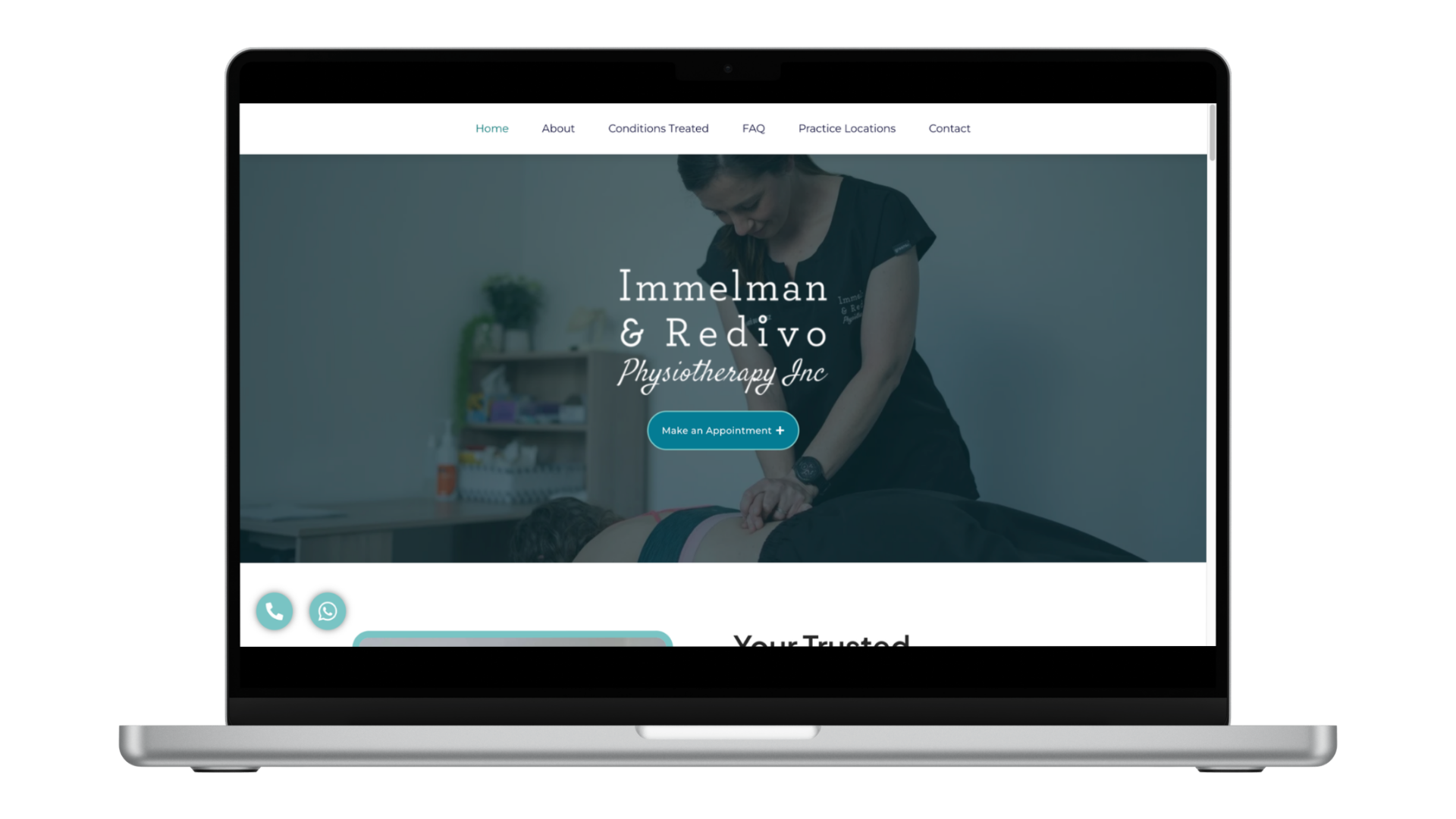 Immelman Physiotherapy website