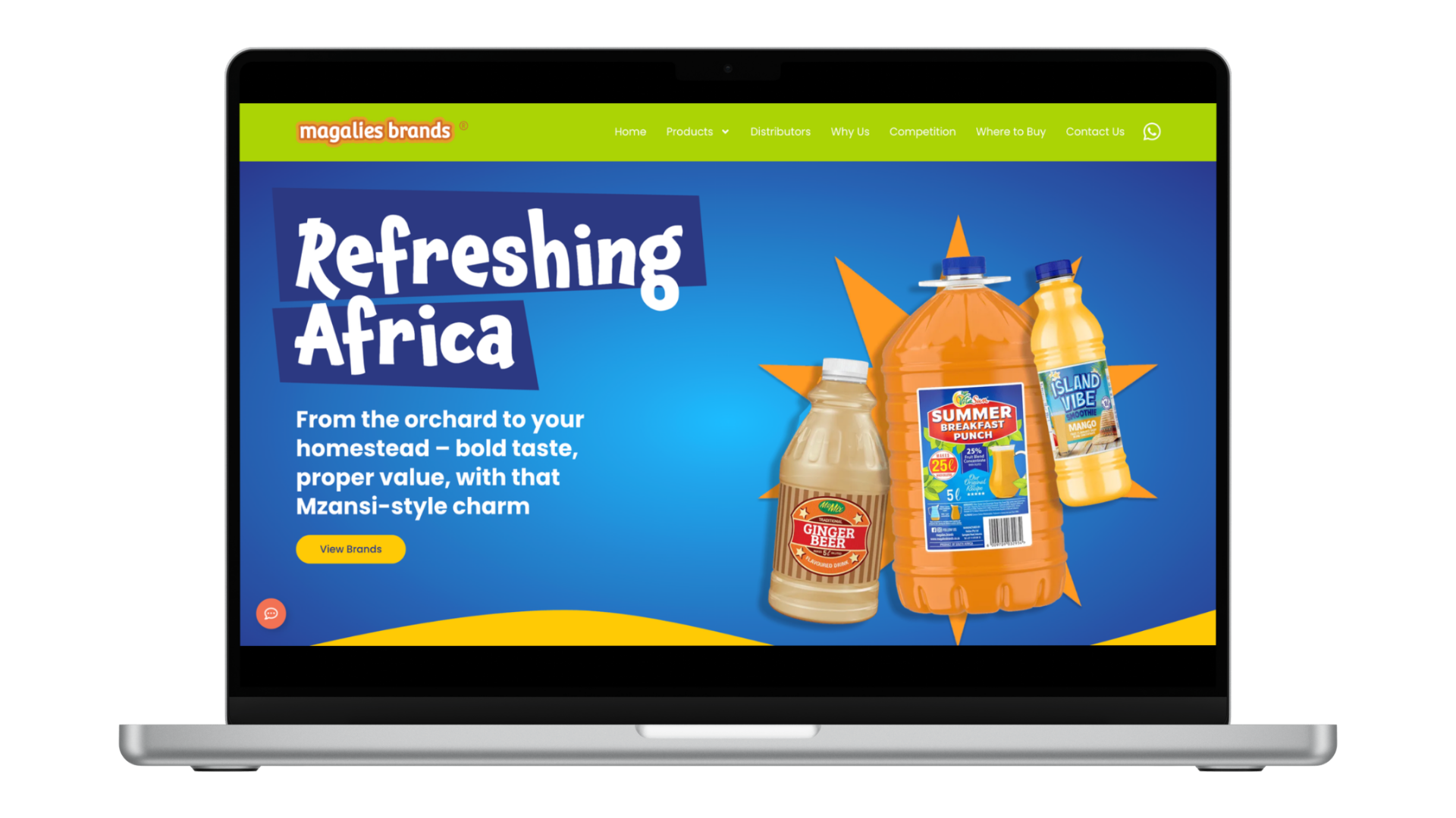 Magalies Brands website