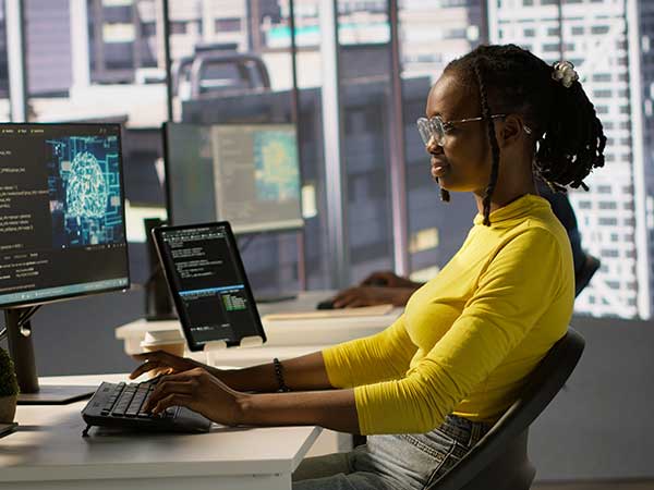 IT services team managing client agreements in BaseCloud CRM