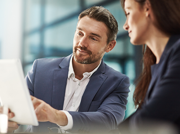 Financial advisor reviewing a client household in BaseCloud CRM